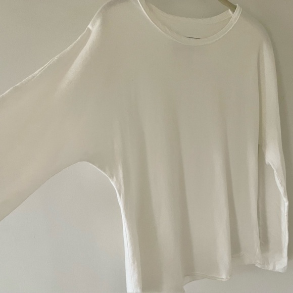 New Frank & Eileen Tee Lab Long Sleeve TShirt Off White Small - Picture 11 of 14